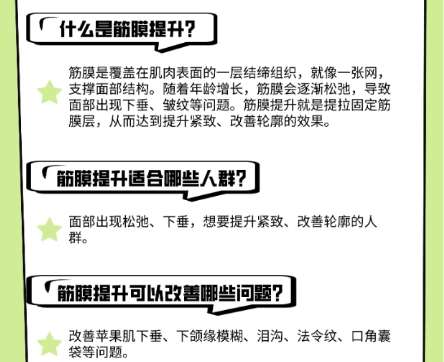 筋膜提升 筋膜提升
